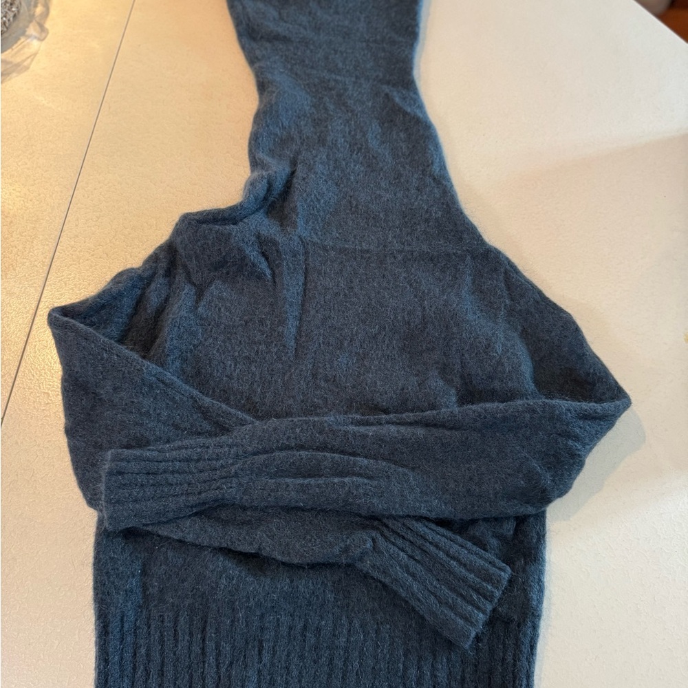 Acne Dark Blue Turtleneck Sweater
